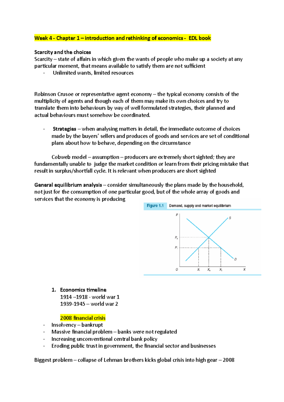 Chapter 1 Micro Lecture Copy - Week 4 - Chapter 1 – Introduction And ...