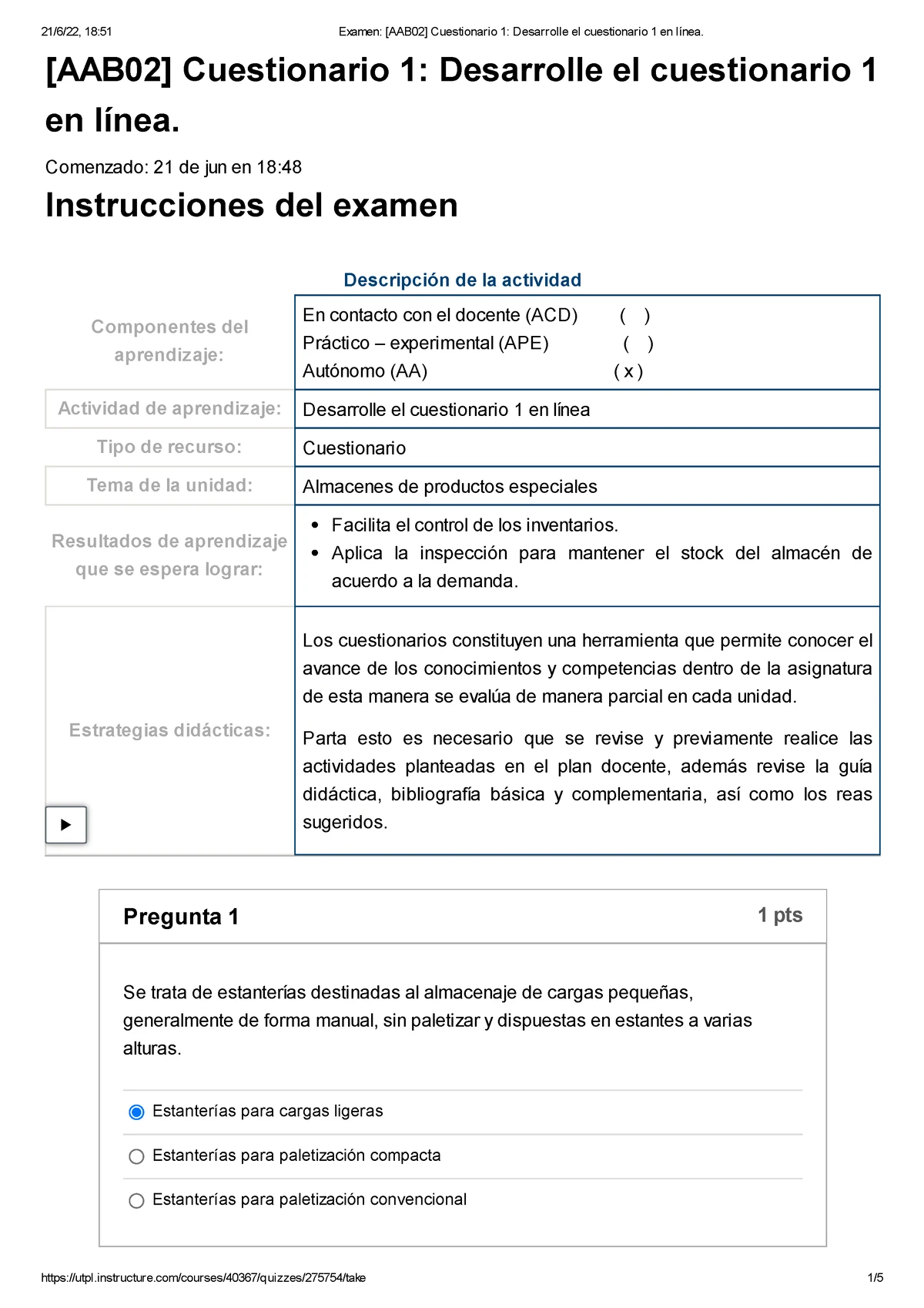 Examen [AAB02] Cuestionario 4 Retroalimente Su Aprendizaje Sobre La ...