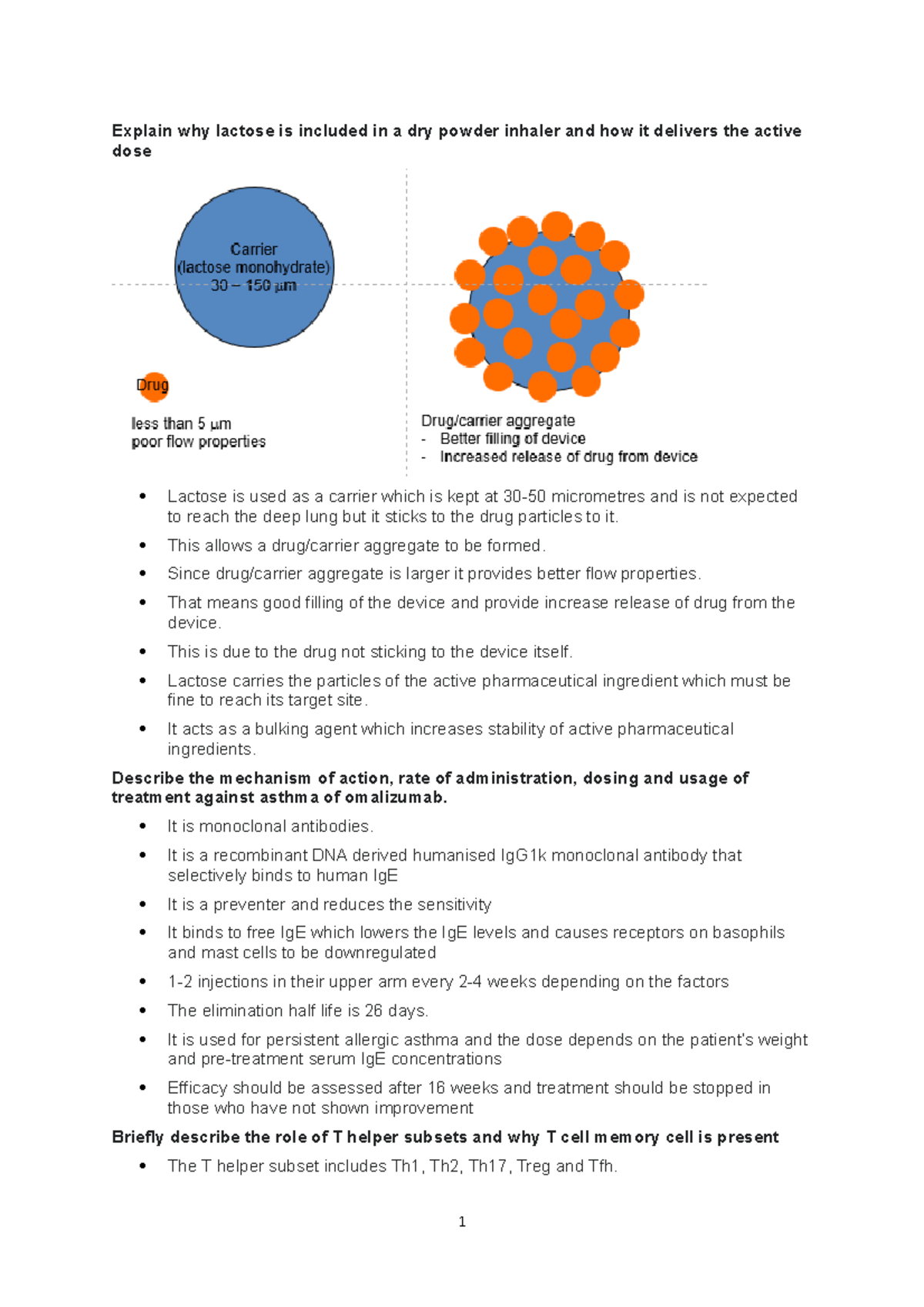 Questions to prep py266 - Explain why lactose is included in a dry ...