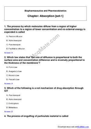 IMA MCQs - Instrumental Methods Of Analysis MCQS For B. Pharm 7th Sem ...