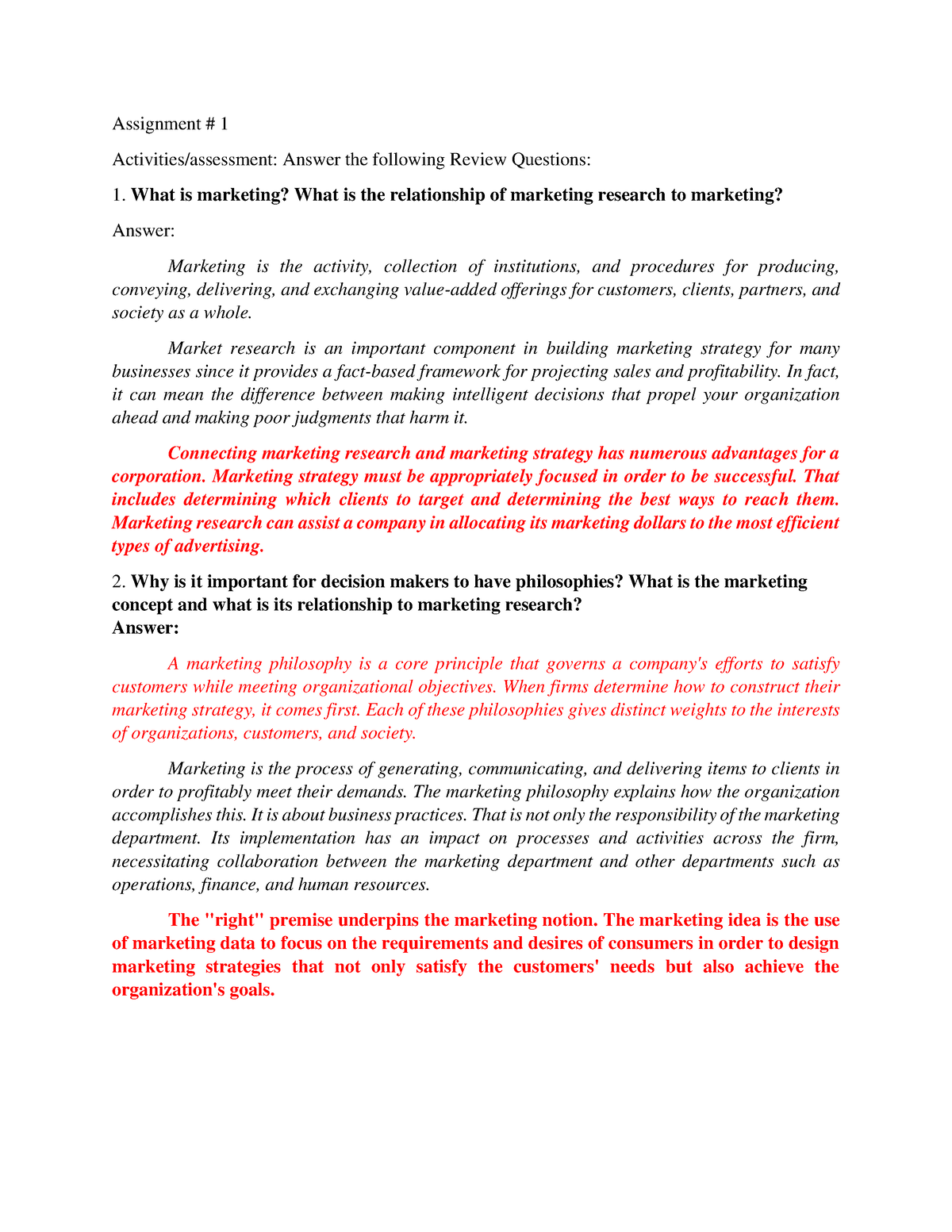 consumer behaviour and marketing research question paper