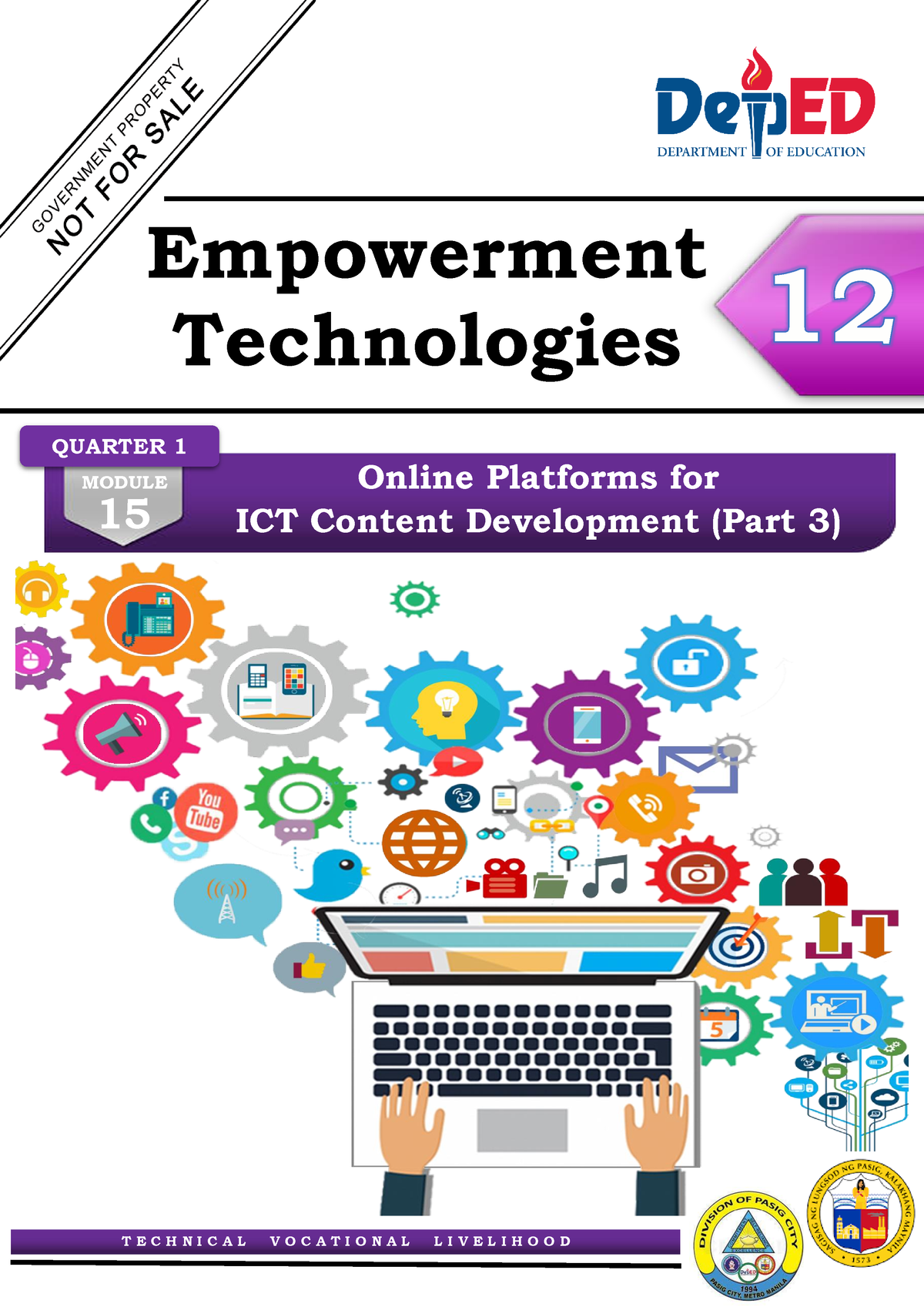 TVL Empowerment Technologies-Q3-M15 - Empowerment Technologies QUARTER ...