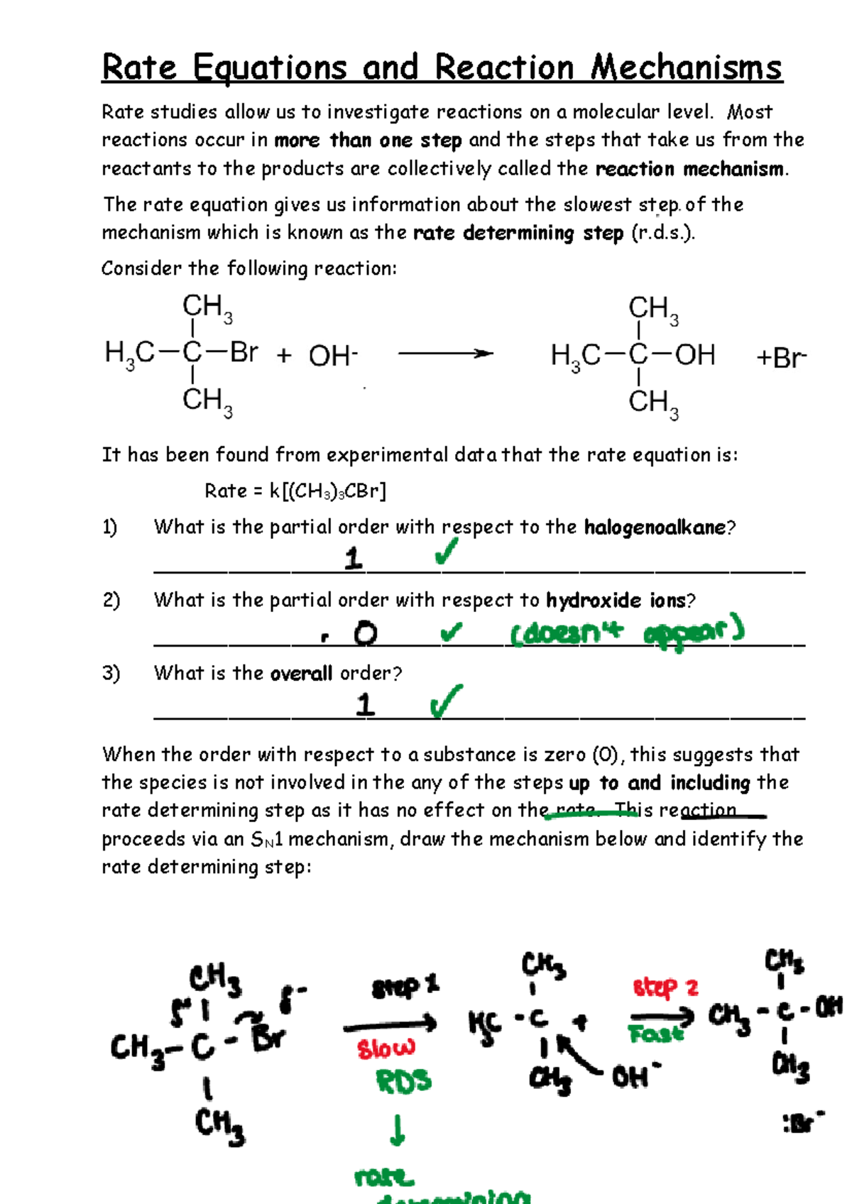 Rate%20and%20Mechanism copy - Rate Equations and Reaction Mechanisms ...