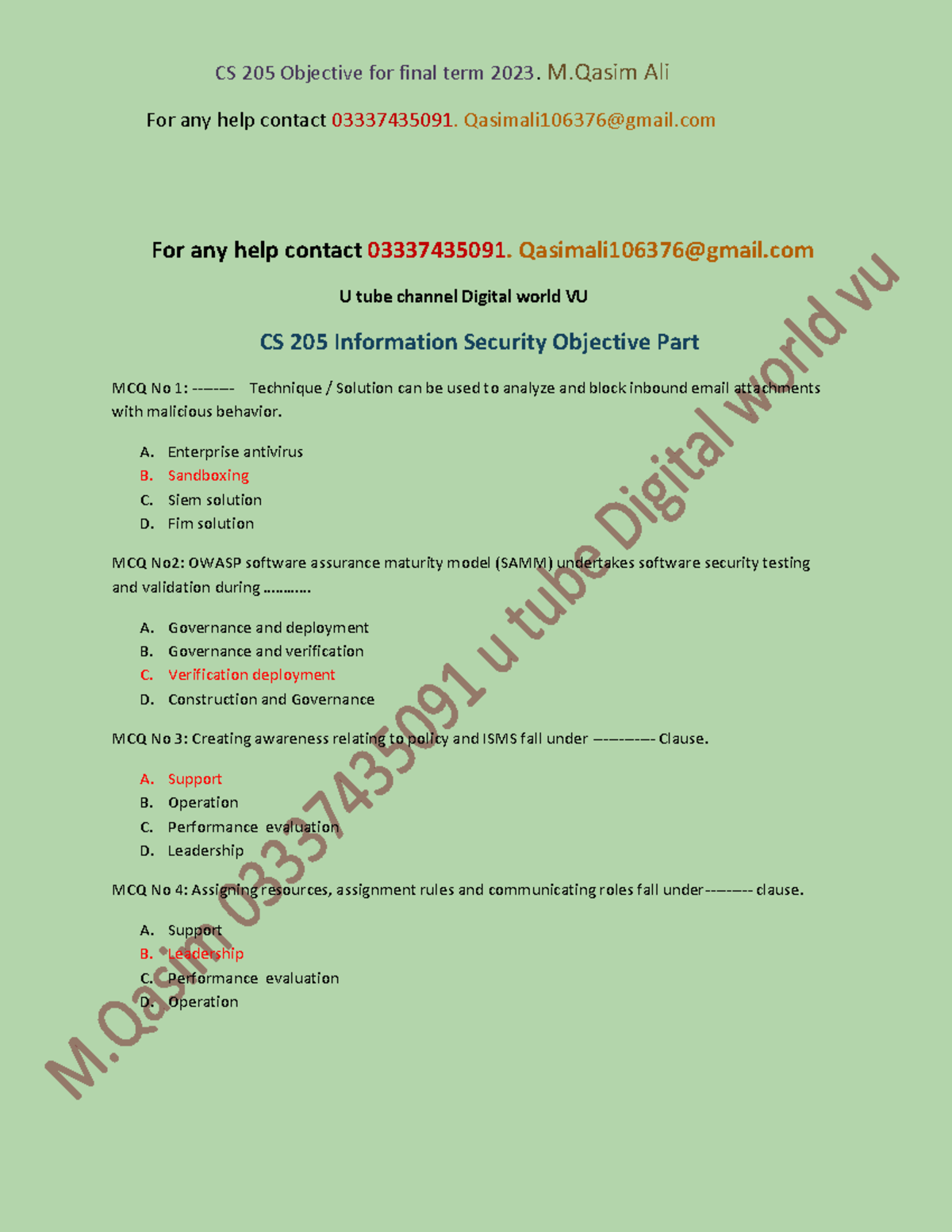 CS 205 M.Qasim Final Complet File (1) (1) - For Any Help Contact ...