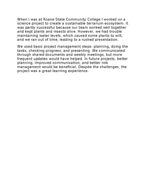 Journal Module 1 - Minton 1 Leadership Assessment and Reflection Meghan ...