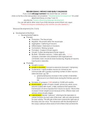 PSY 333 Exam 2 Study Guide-3 - Developmental Psychopathology Psychology ...