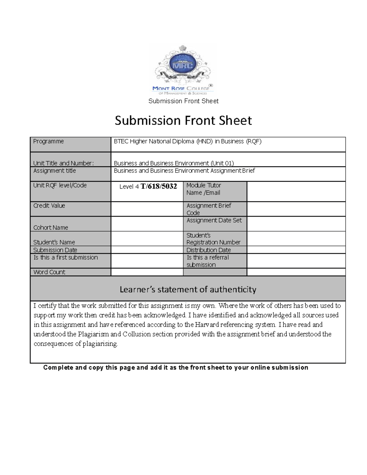 bbe-sample-2-submission-front-sheet-submission-front-sheet-programme