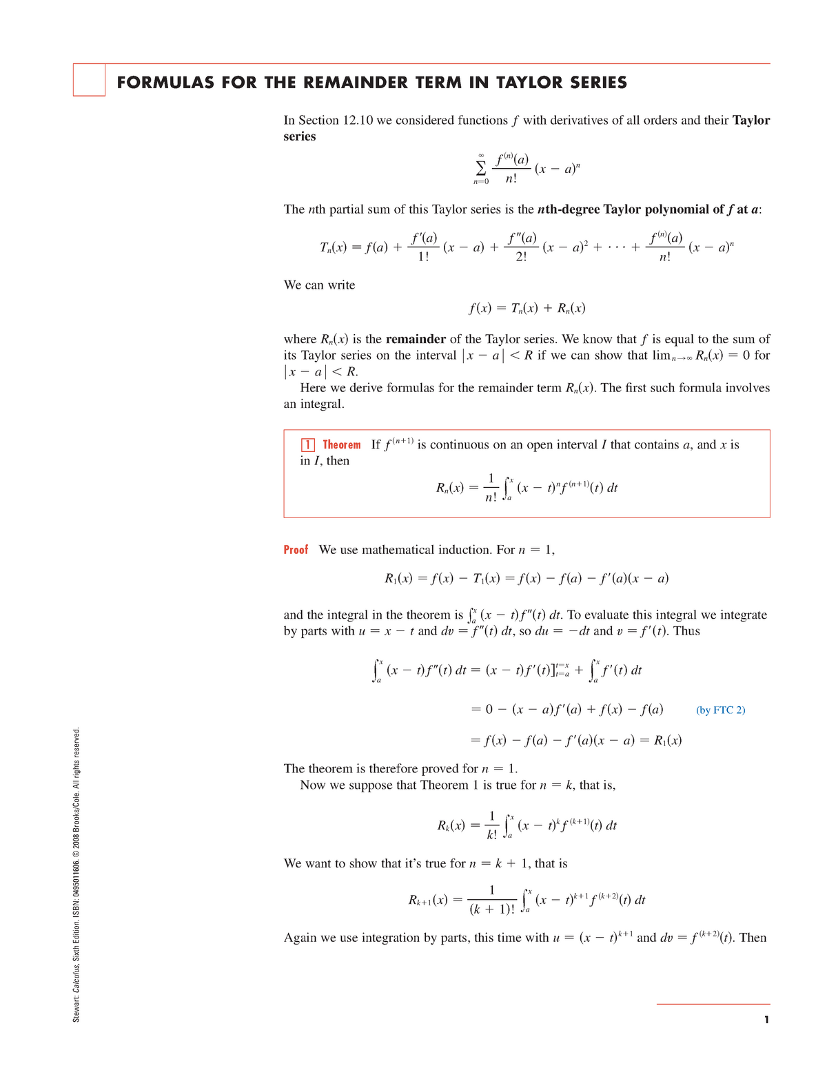 formuluas-for-the-remainder-term-in-taylor-series-formulas-for-the