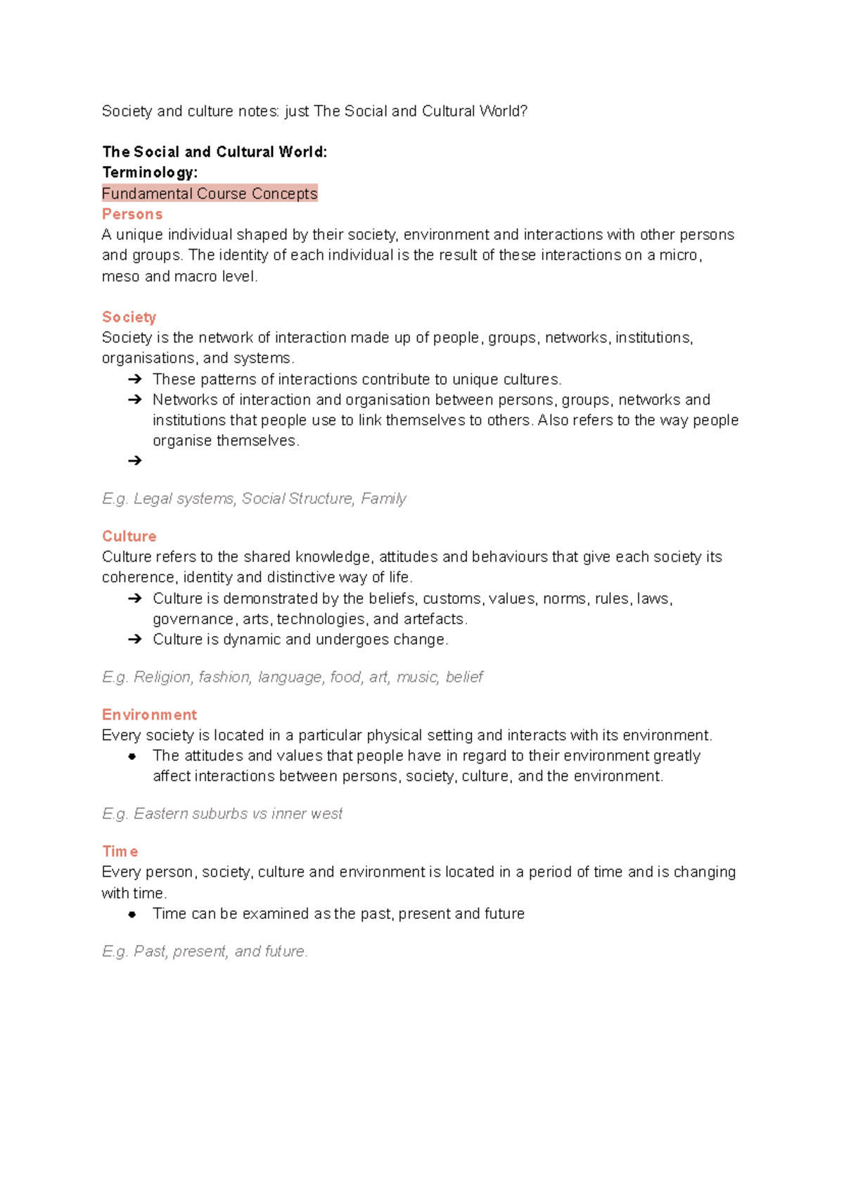 Society and culture notes - for studuoc - Society and culture notes ...