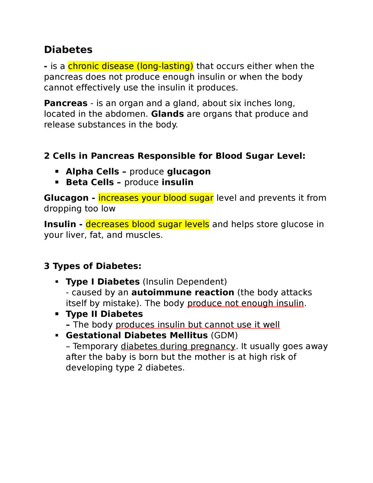 Diabetes & Proteinuria - Diabetes is a chronic disease (long-lasting ...