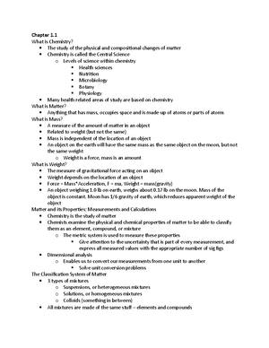 Ch. 6 - chapter 6 notes - Section 6. Physical Properties Of Matter o ...