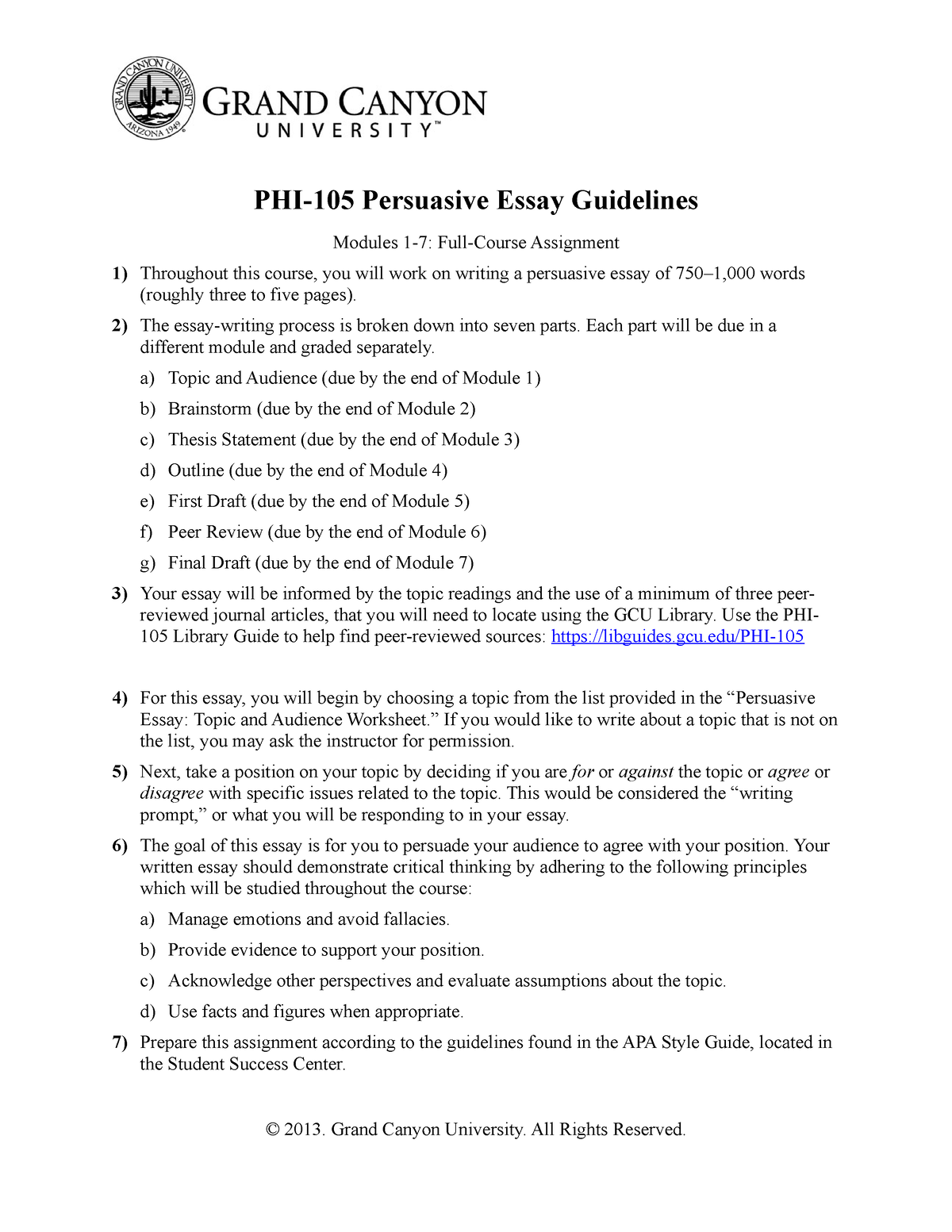 phi 105 persuasive essay final draft
