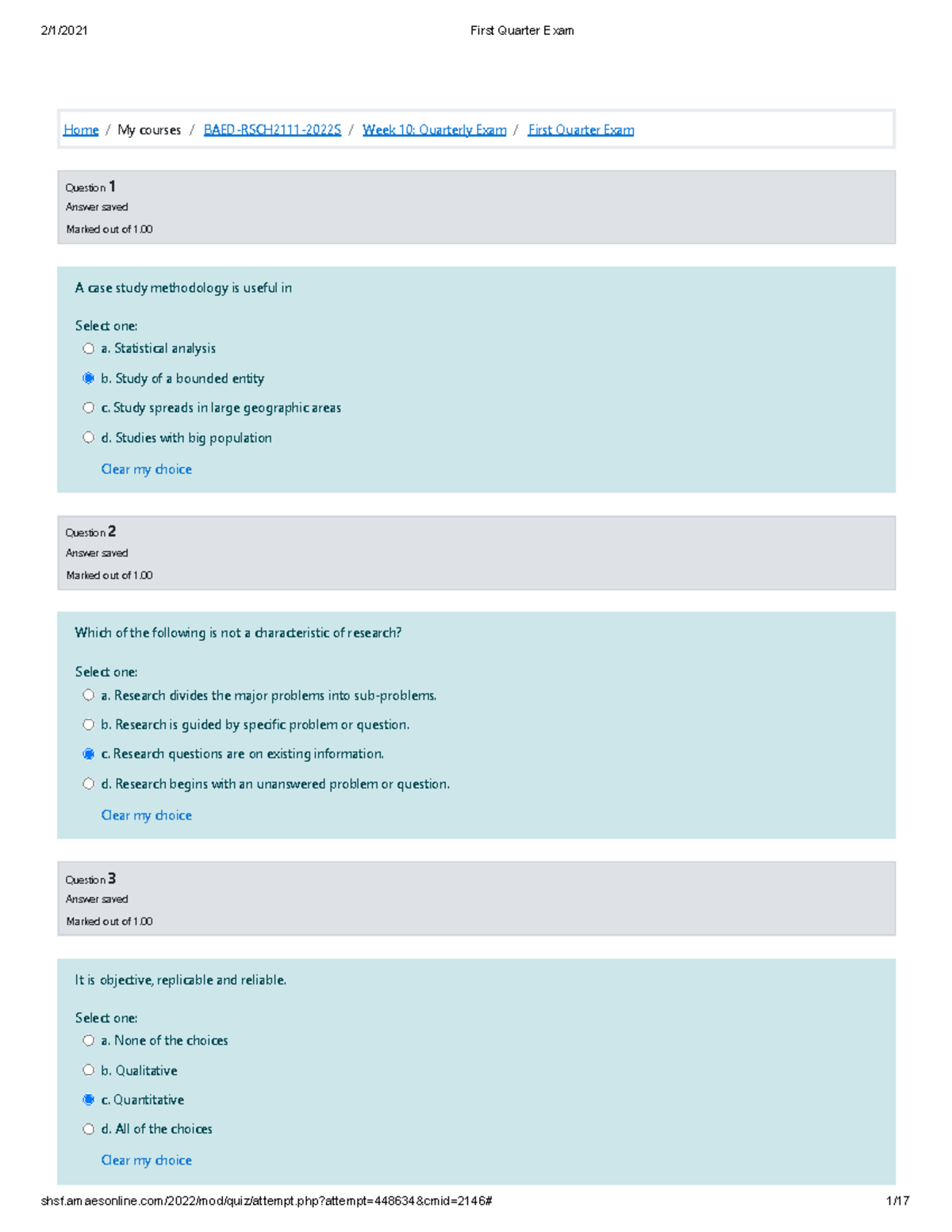 physical education quarter 3 exam 101 - Physical Education 1 - Studocu