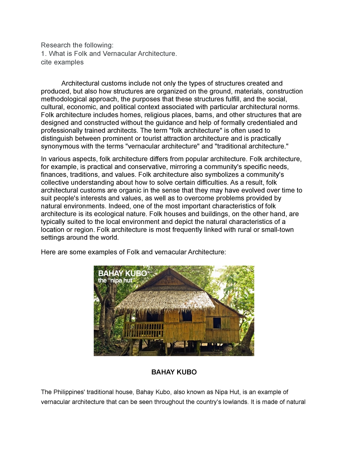 dissertation about vernacular architecture