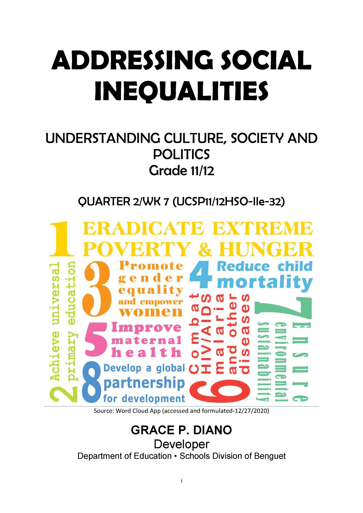 essay about government programs that address social inequalities