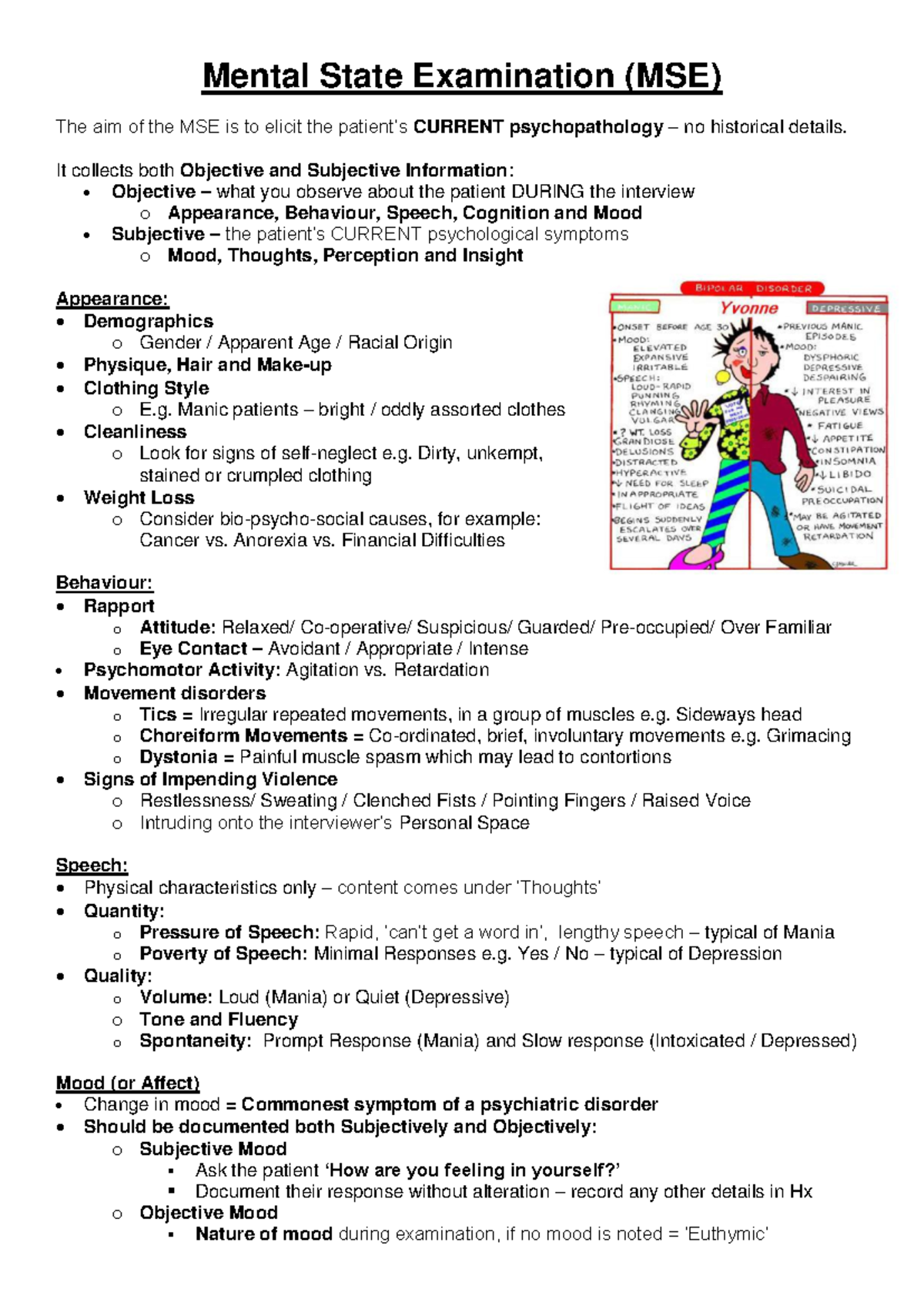 Mental state examination mse3486 160122103827 - Mental State ...