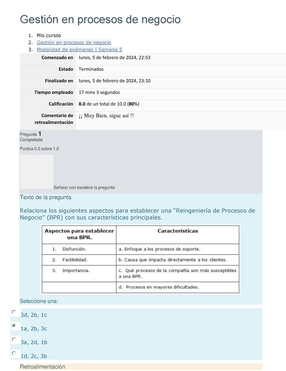 Gestión En Procesos De Negocio Semana 5 Gestión En Procesos De Negocio 1 Mis Cursos 2 7323