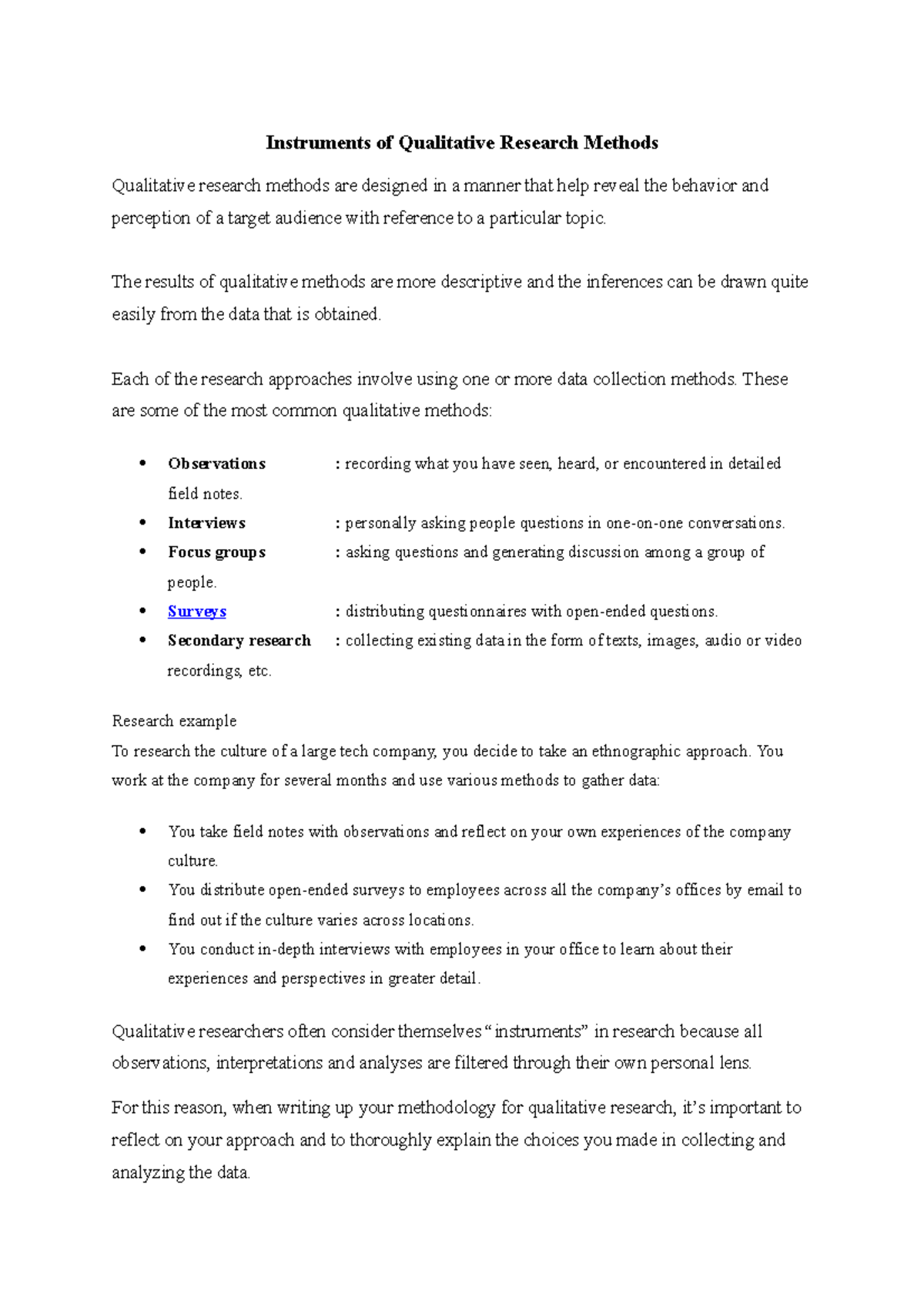 Instruments of Quantitative Research Method - Instruments of ...