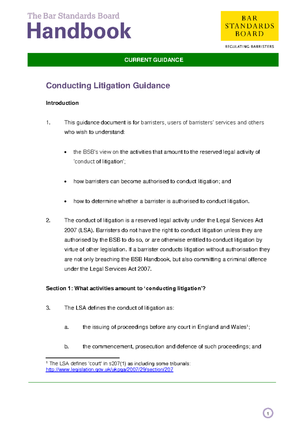 Conducting-Litigation - Conducting Litigation Guidance Introduction ...