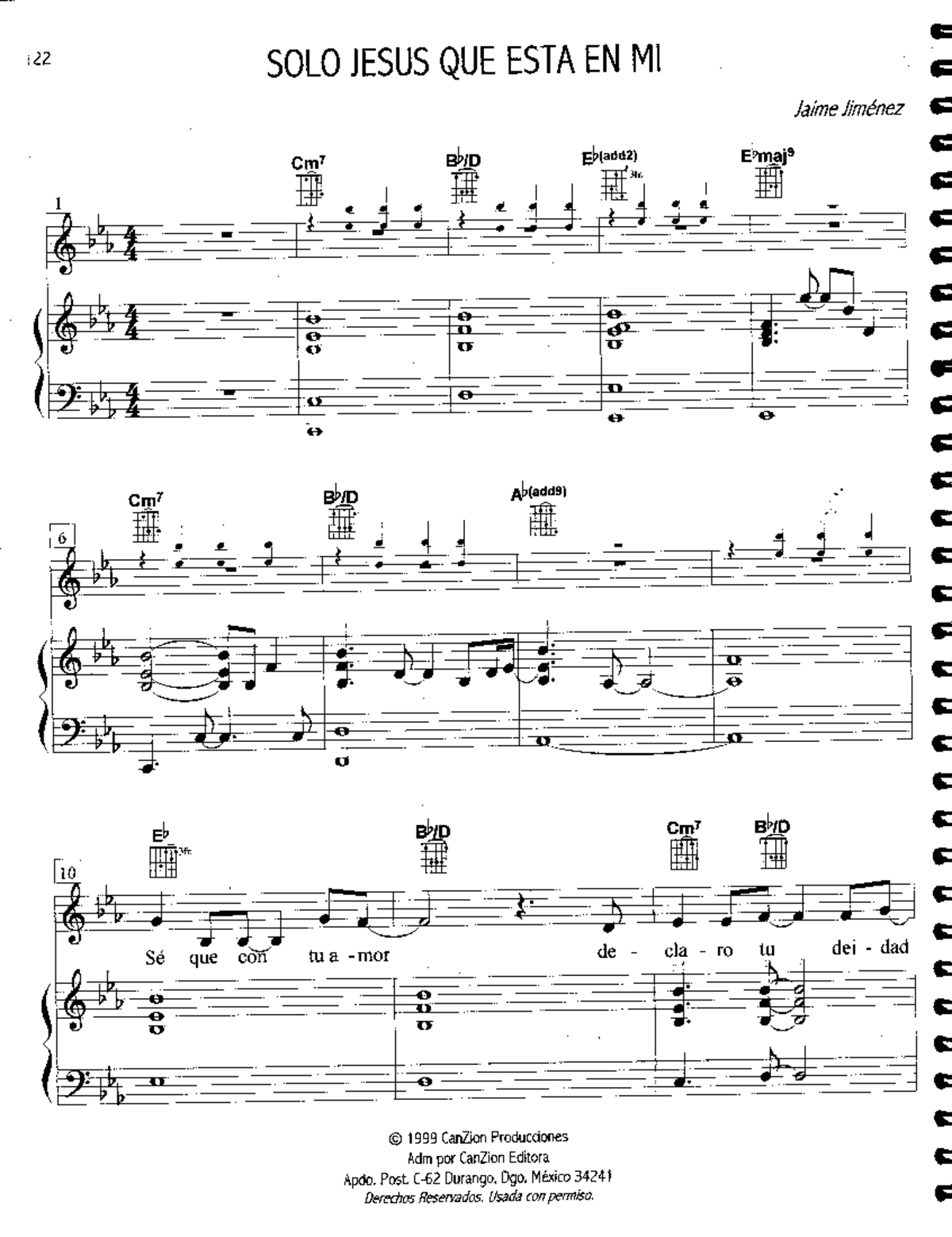 01 - Solo Jes｣s Quie Esta En Mi - 122 SOLO JESUS QUE ESTA EN MI Jaime ...