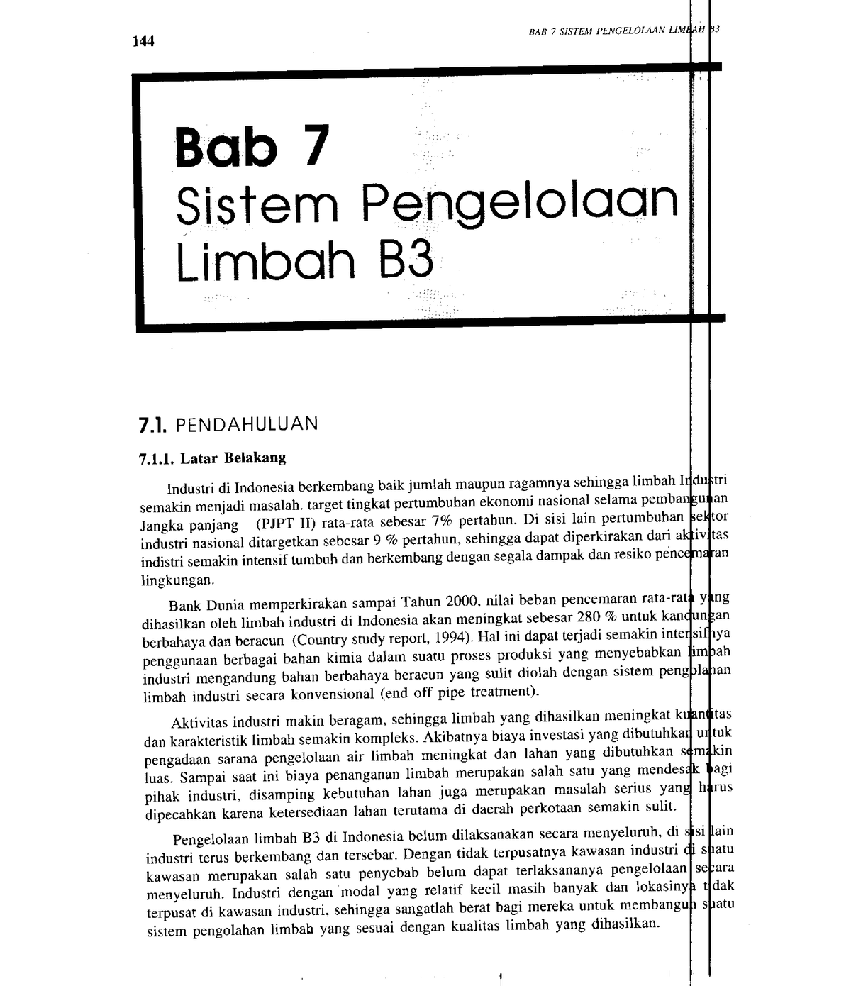 Sistem Pengelolaan Limbah B3 - Analisis Mengenai Dampak Lingkungan ...