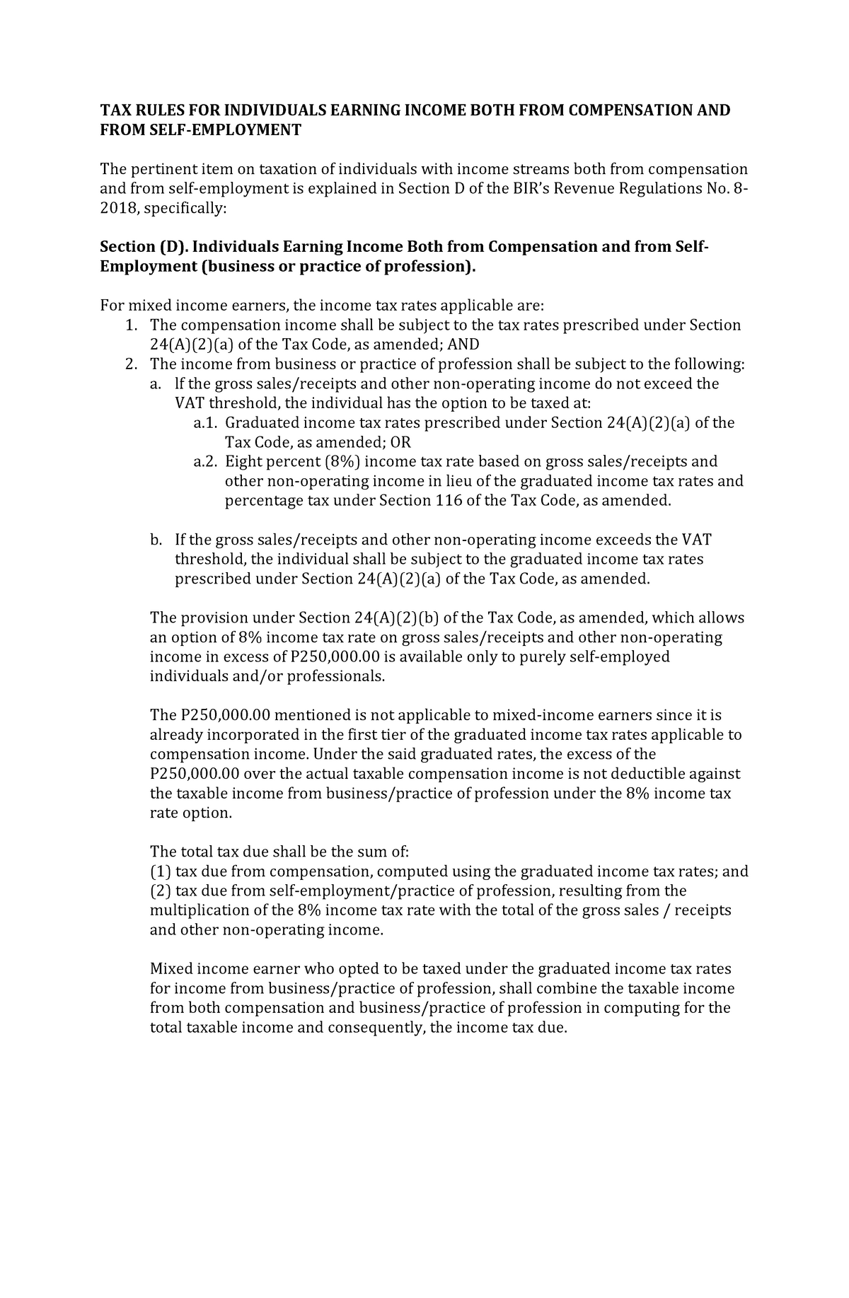 5-tax-rules-for-individuals-earning-income-both-from-compensation-and