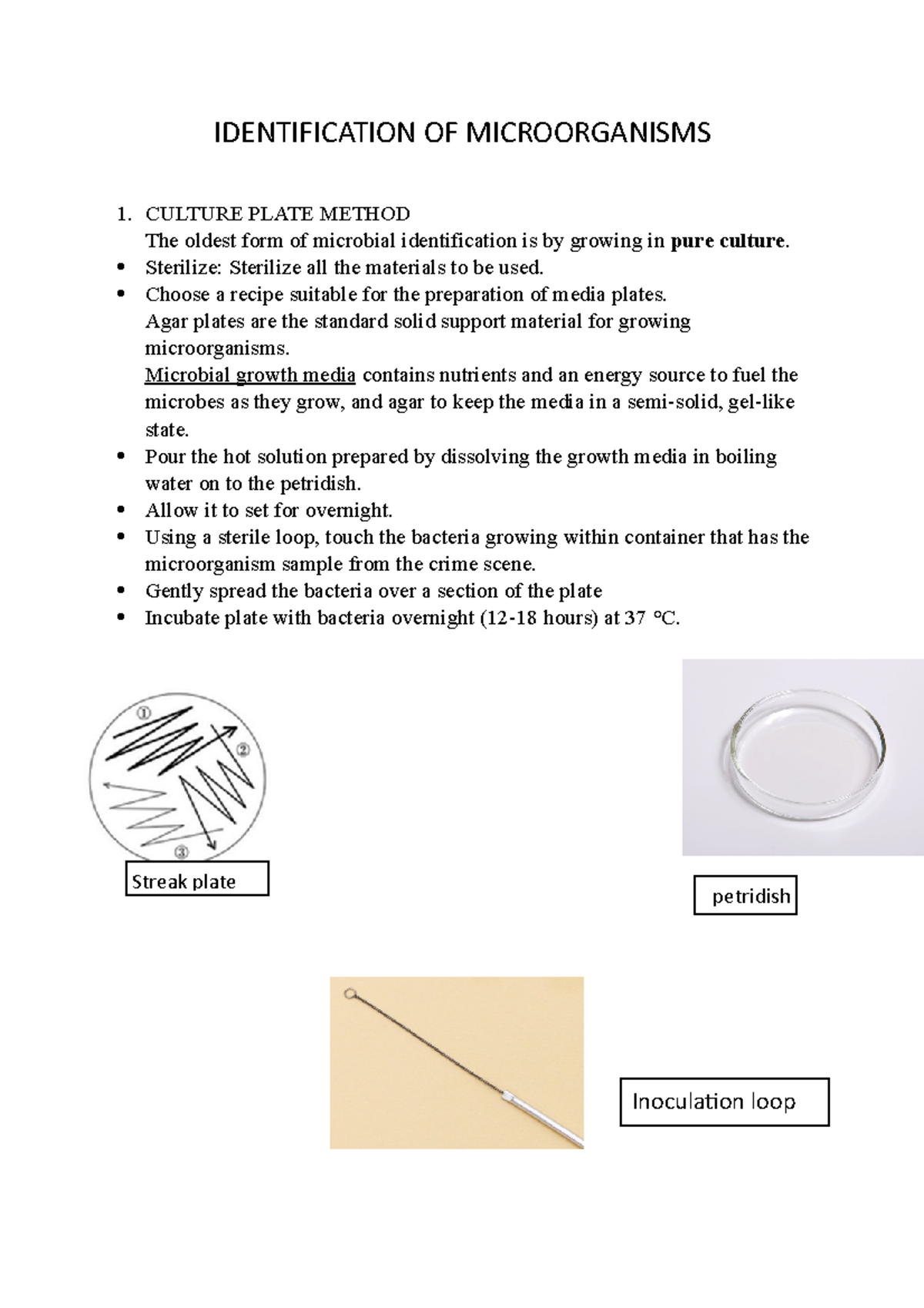 Identification OF IDENTIFICATION OF 1