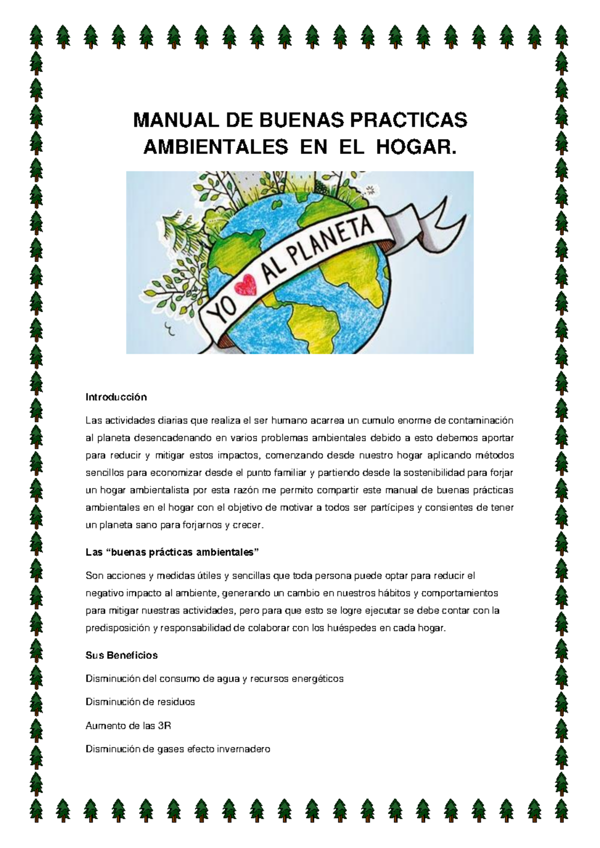 Manual DE Buenas Practicas Ambientales EN EL Hogar - MANUAL DE BUENAS ...