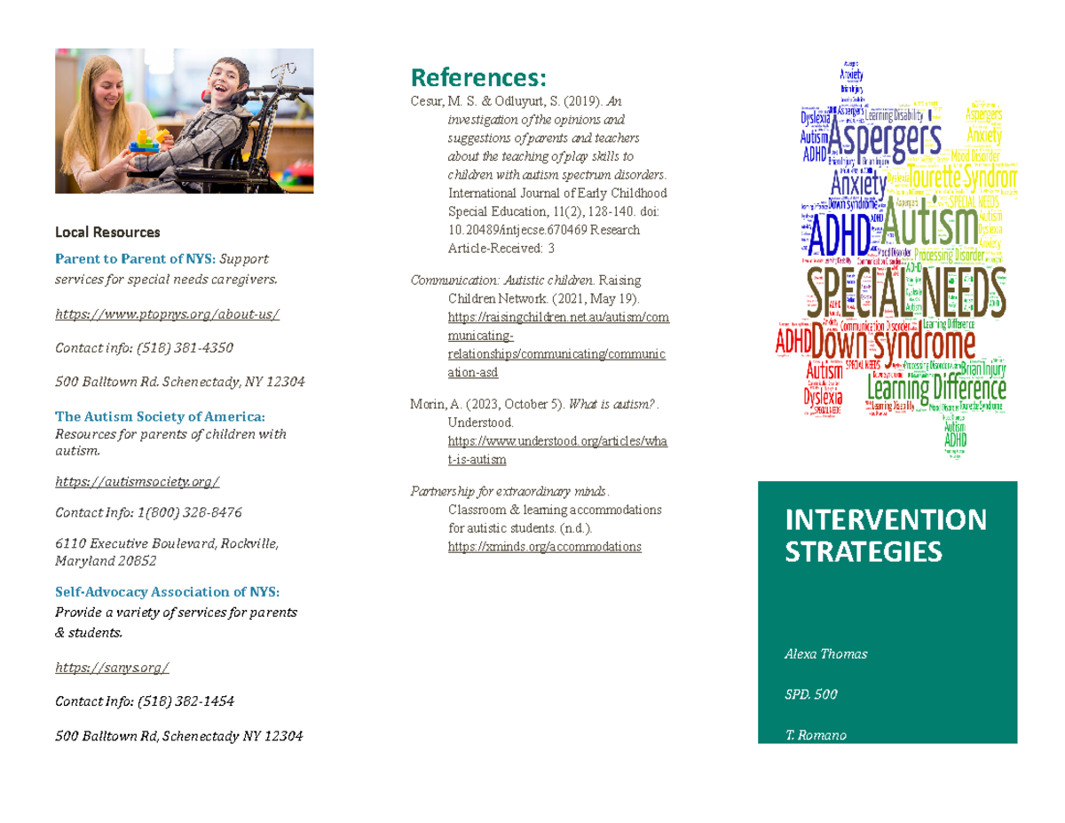 SPD500-Intervention Strategies Brochure - Local Resources Parent to ...