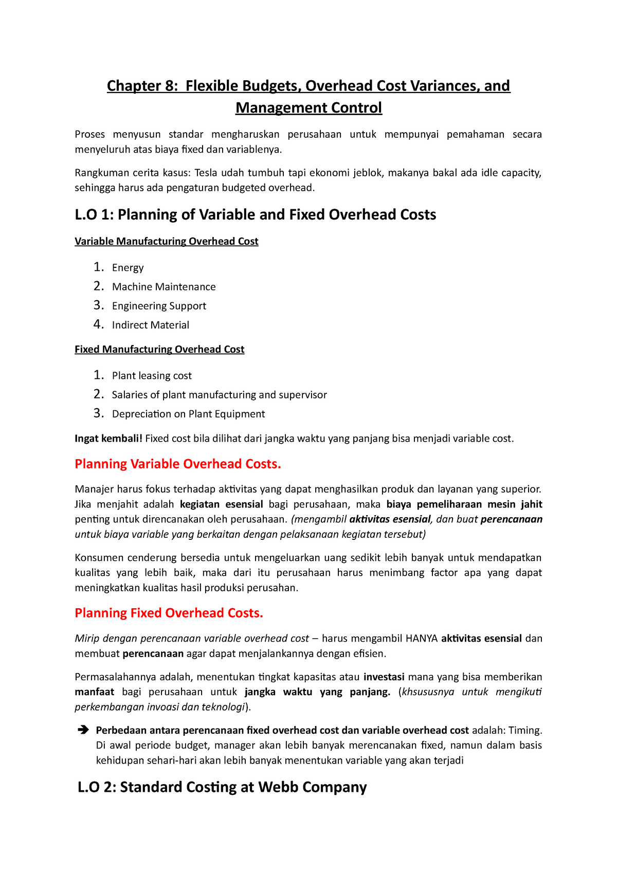 Chapter 8 - Catatan Management Accounting Bab 8 Dalam Bahasa Indonesia ...