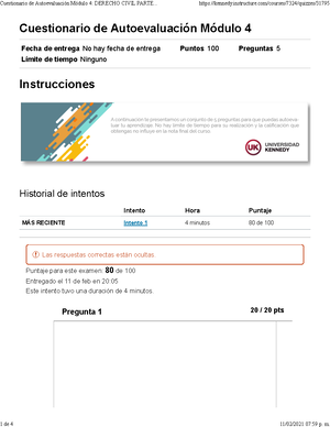 Cuestionario De Autoevaluación Módulo 4 Derecho Civil - 24/11/22, 01:25 ...