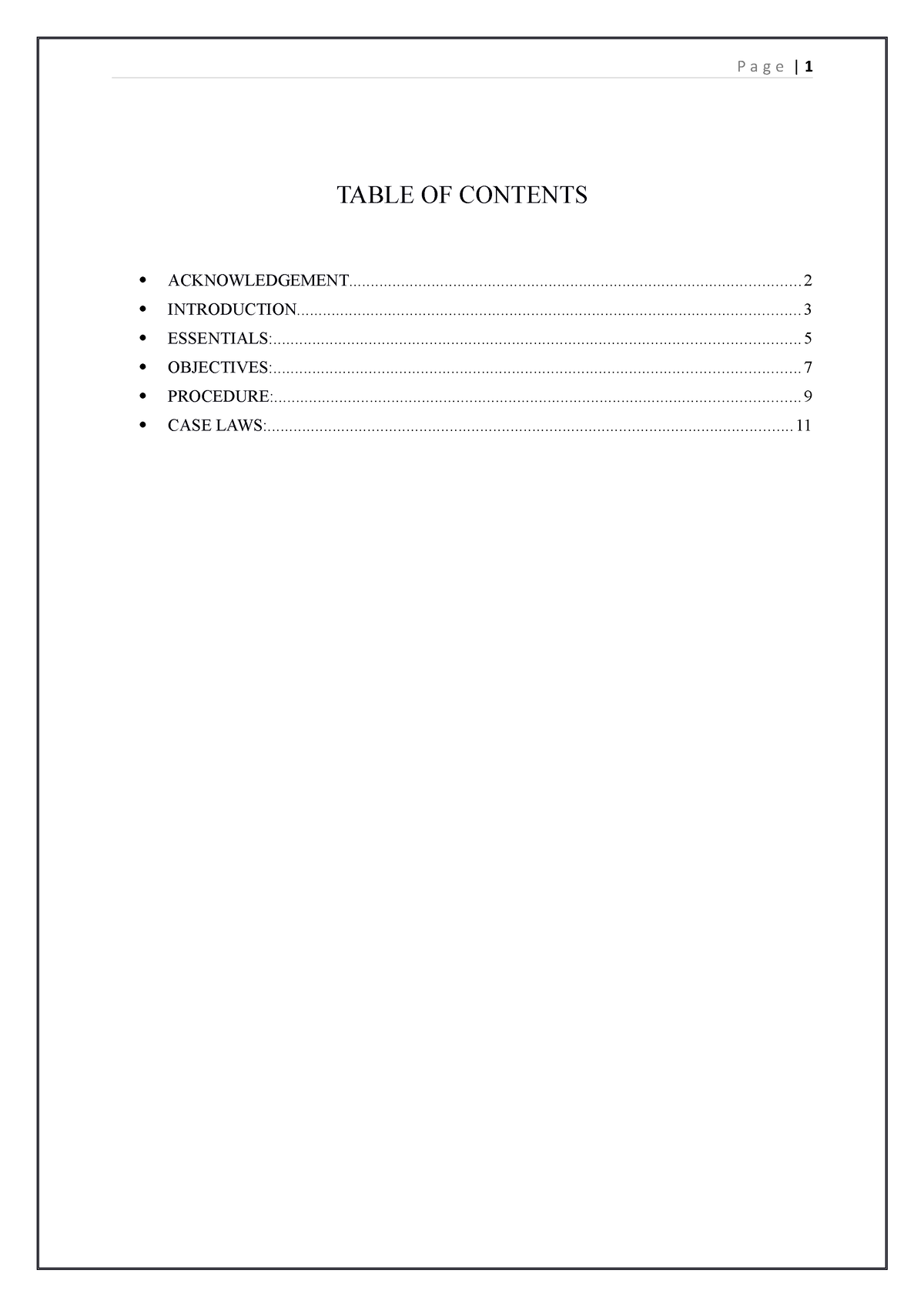 Framing of charges crpc - TABLE OF CONTENTS - Studocu