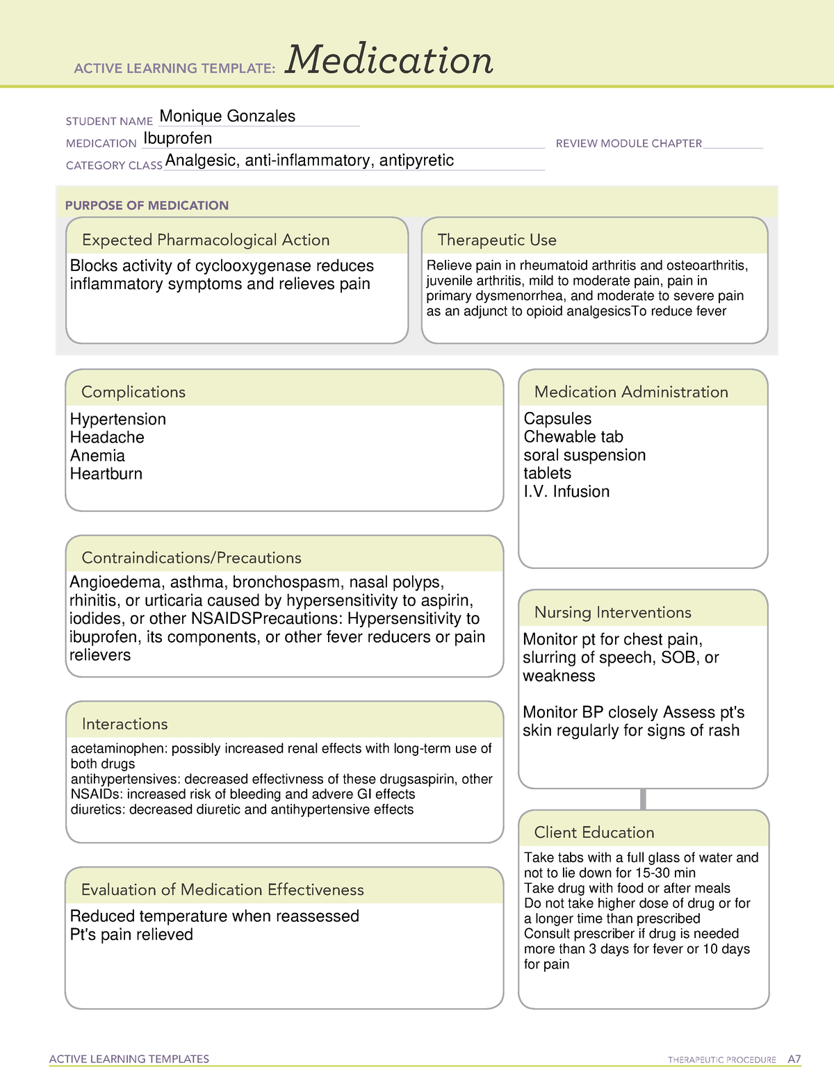 ALT Ibuprofen Active learning template ACTIVE LEARNING TEMPLATES