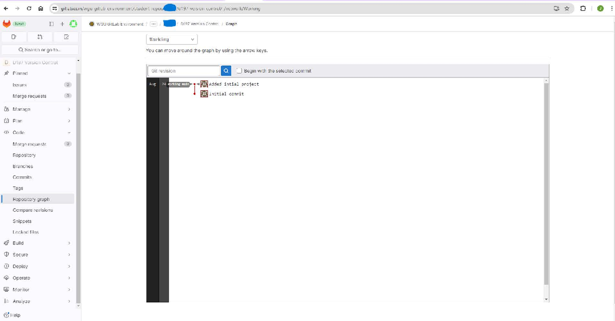 2 This is the final assignment of the course. Next WGU GitLab