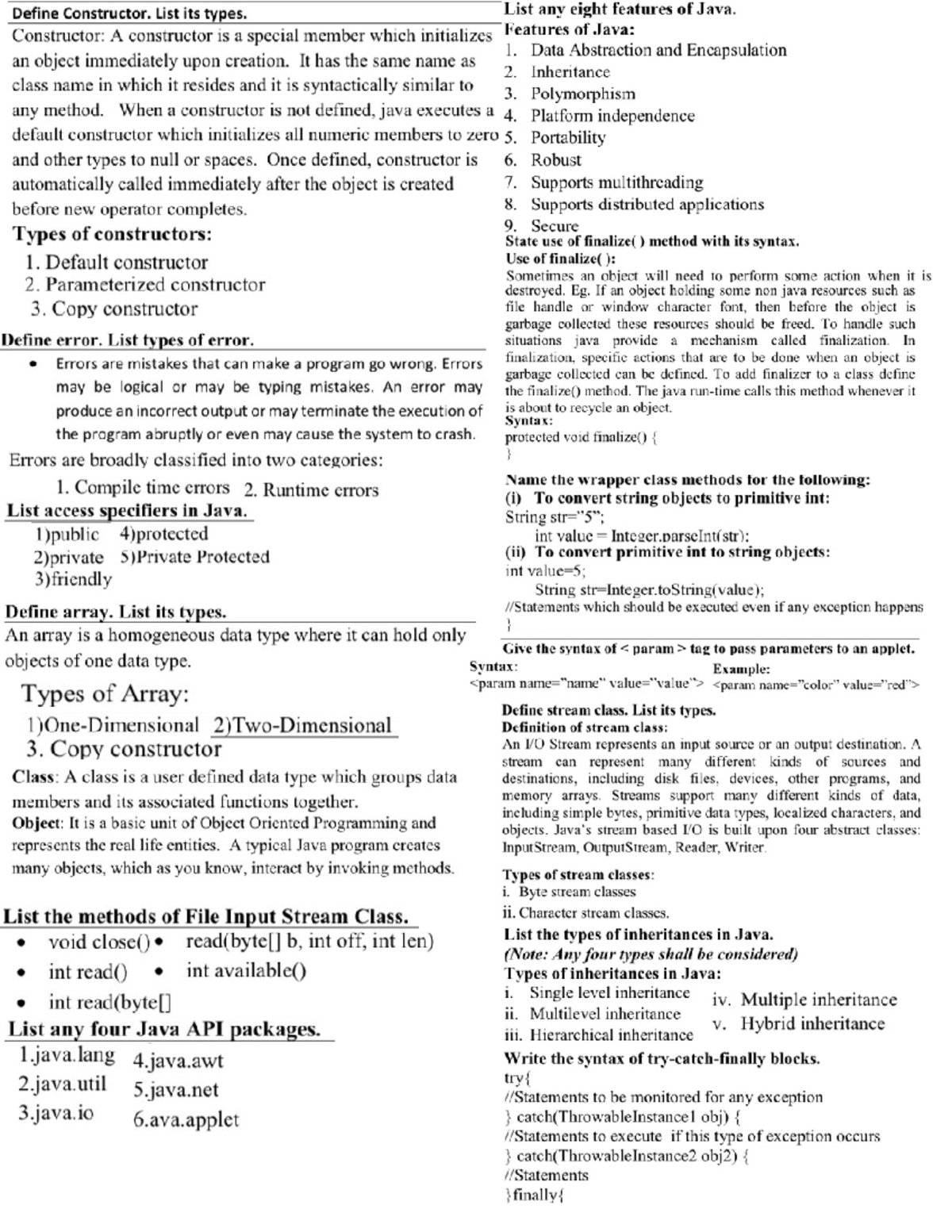 Java - c) Write a program to create two threads. One thread will ...