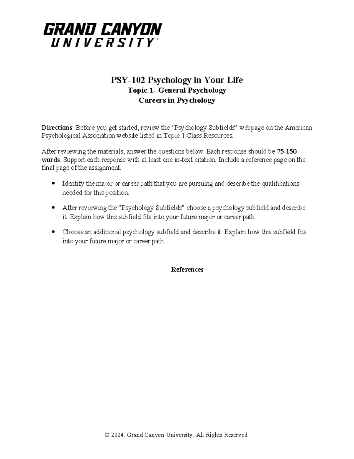 Psy 102 Rs T1 Careers In Psychology Ud Psy 102 Psychology In Your Psy 102 Rs T1 Careers In Psychology Ud Psy 102 Psychology In Your