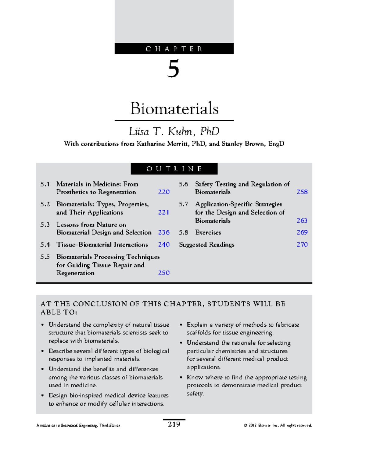 Chapter-5-Biomaterials 2012 Introduction-to-Biomedical-Engineering ...