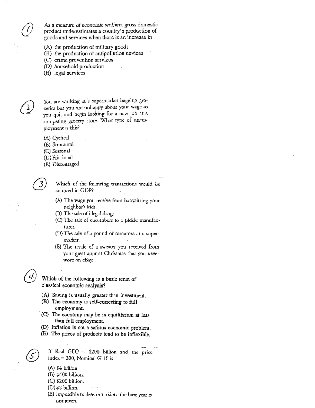 Cumulative Exam 1 Review Packet 2 - ECON 102 - Studocu