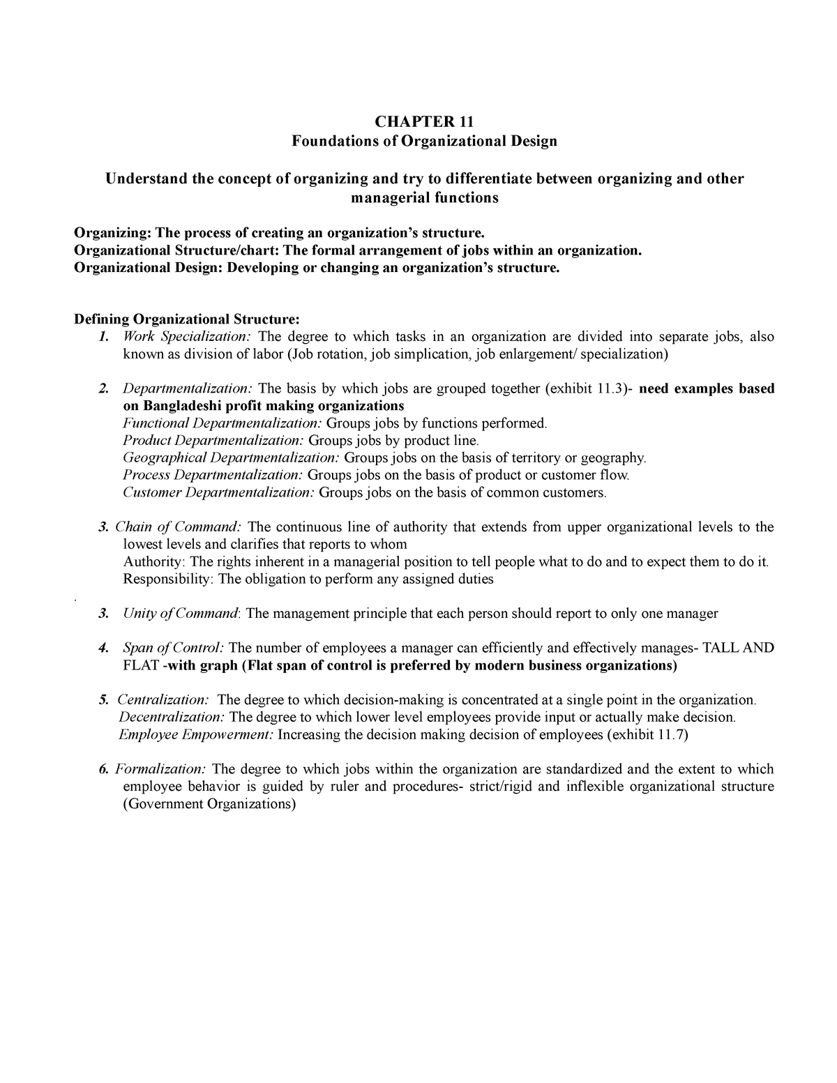 Chapter 11 And 12 - Lecture Notes 11-12 - CHAPTER 11 Foundations Of ...