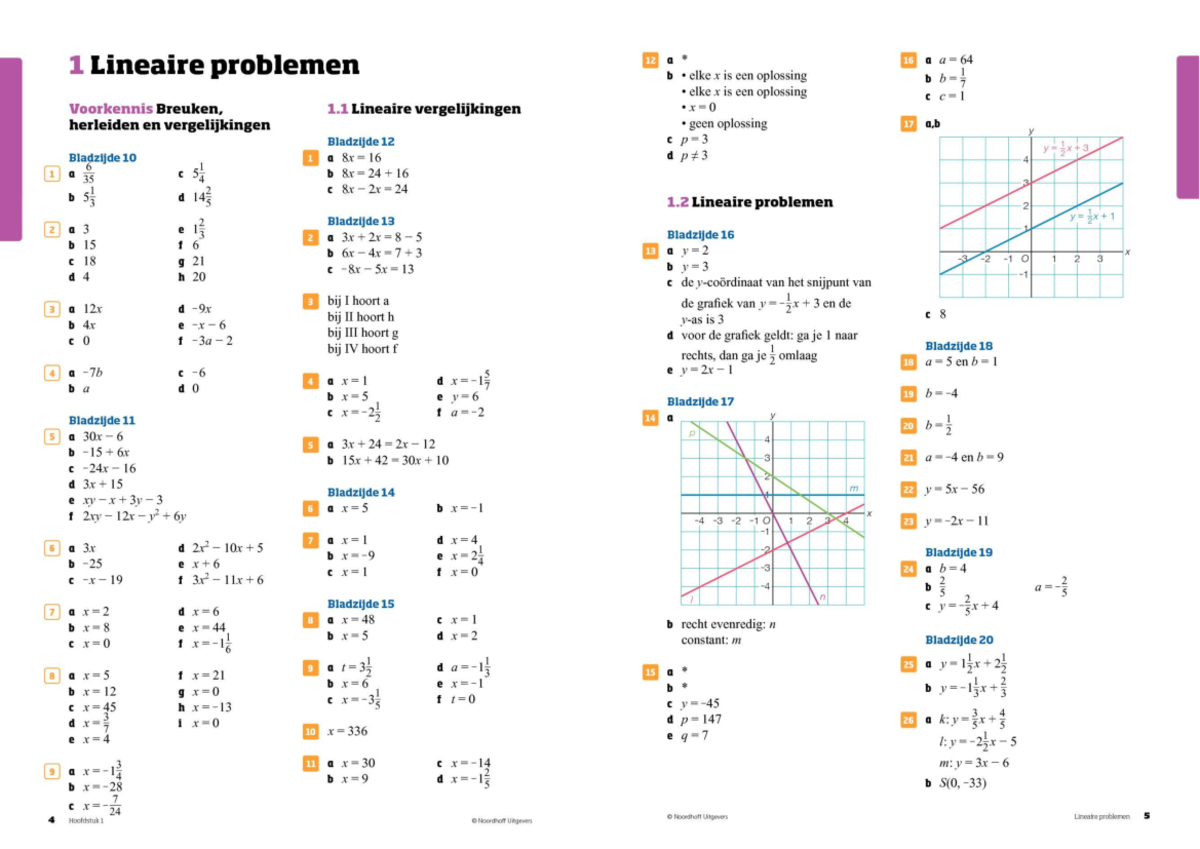 3V-Antwoorden H 1 - wiskunde - Studeersnel