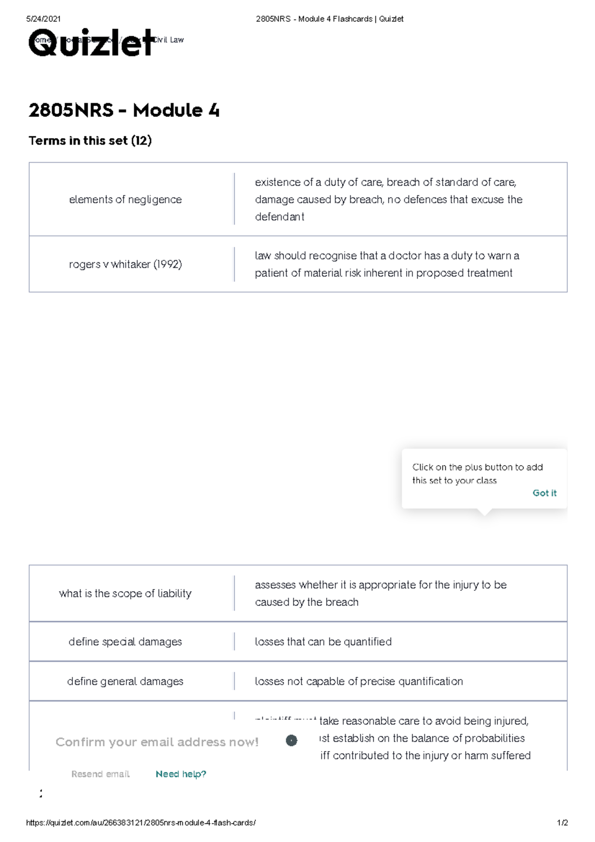 2805NRS - Module 4 Flashcards Quizlet - 5/24/2021 2805NRS - Module 4 ...