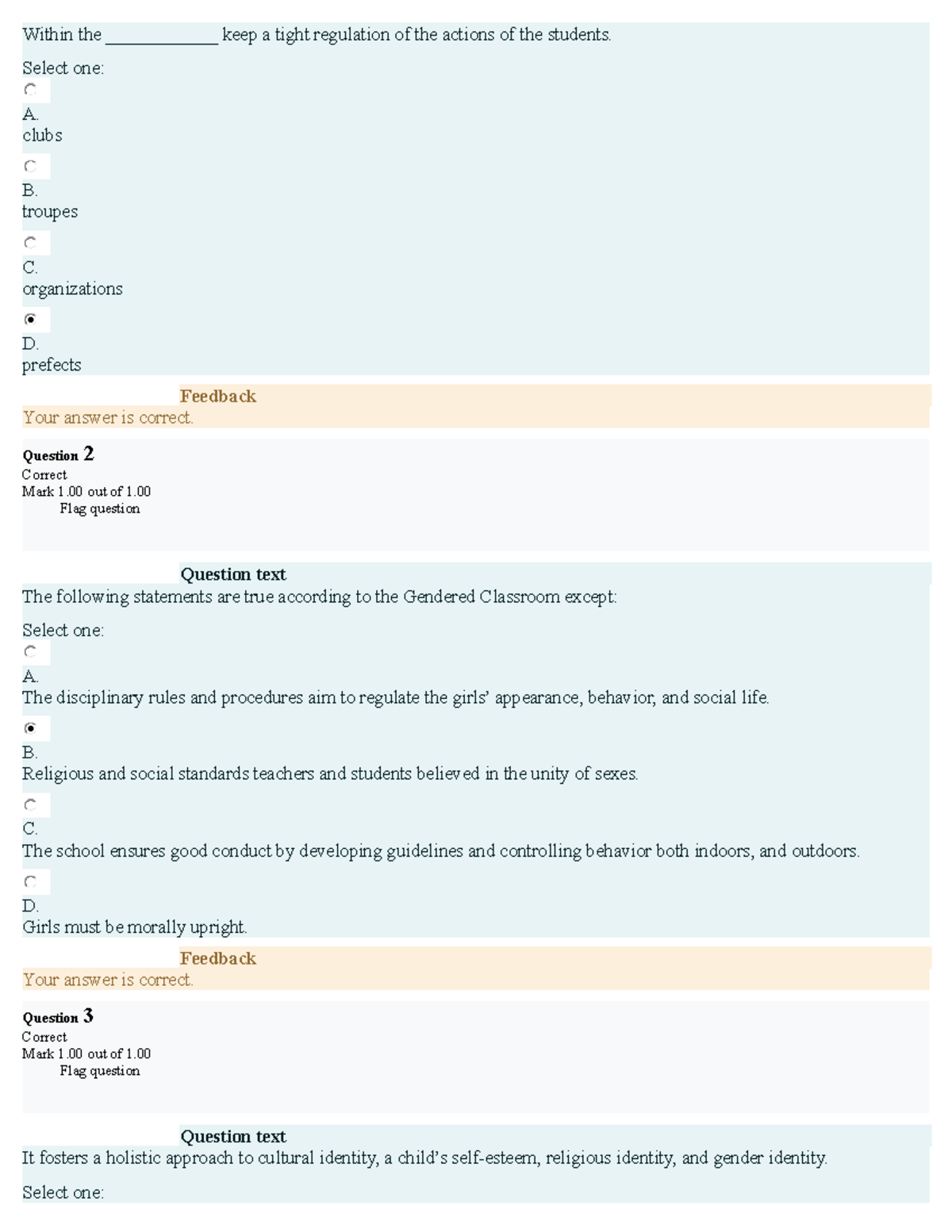 Gender and society midterm quiz 2 - Within the ____________ keep a ...