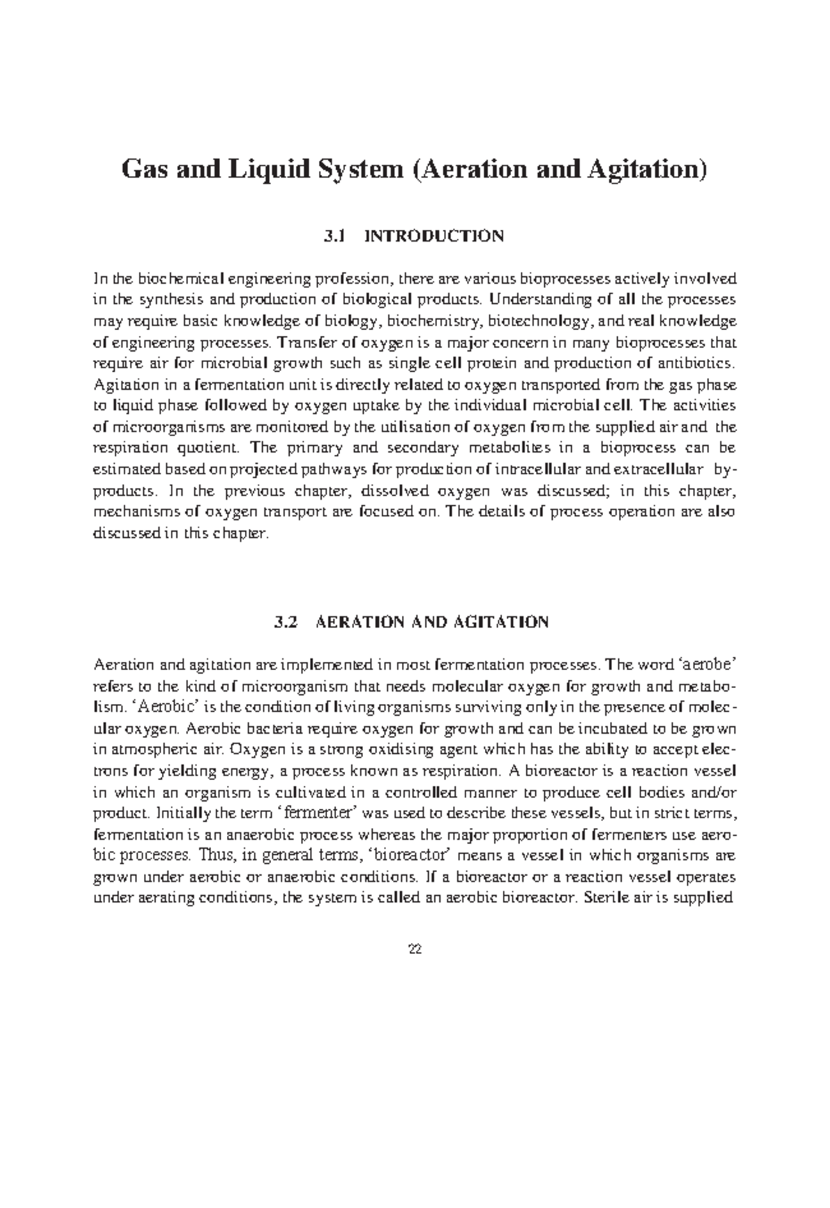 Gas and Liquid System - Understanding of all the processes may require ...