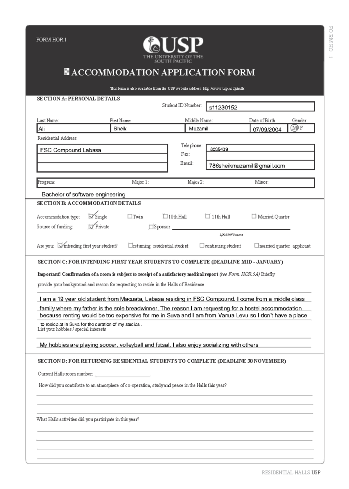 Inbound 391531207275802015 - FORM HOR. ACCOMMODATION APPLICATION FORM ...