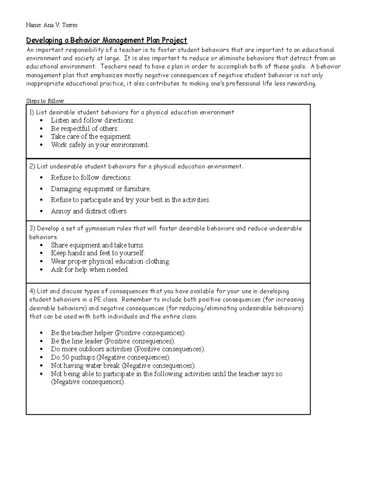 behavior-management-worksheet-name-ana-v-torres-developing-a