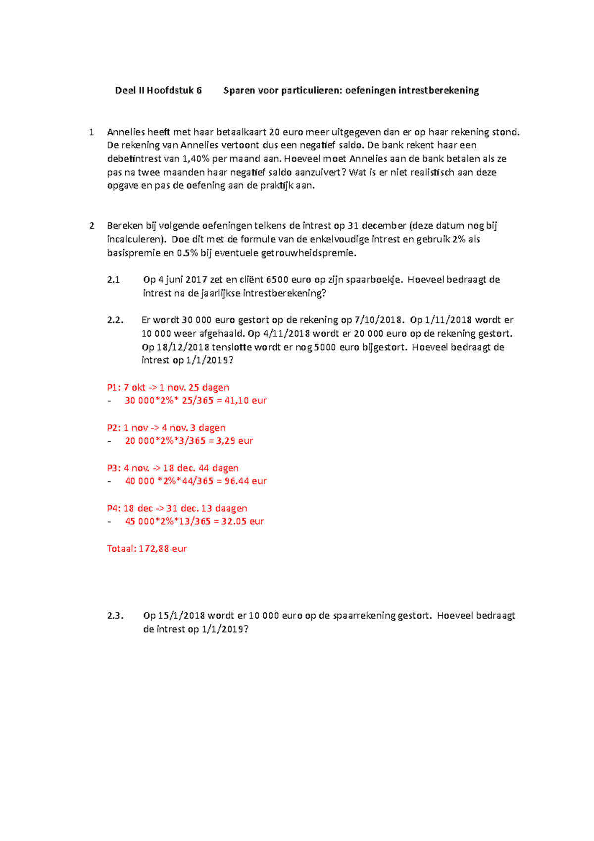 Deel+II+Hoofdstuk+6+Oefeningen+intrestberekening - Deel II Hoofdstuk 6 ...