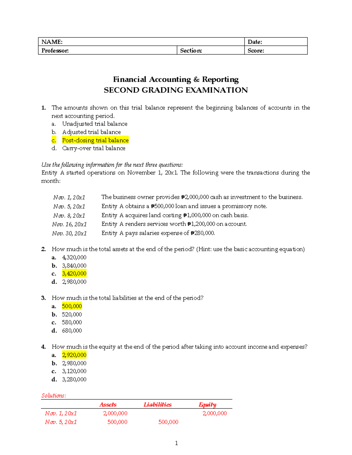 midterm-name-date-professor-section-score-financial-accounting