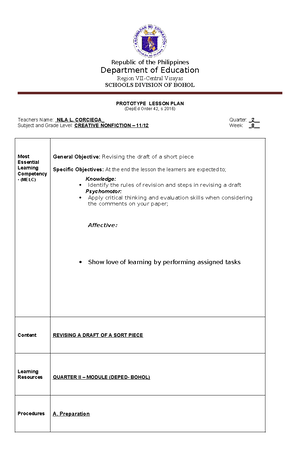 creative writing diagnostic test grade 12