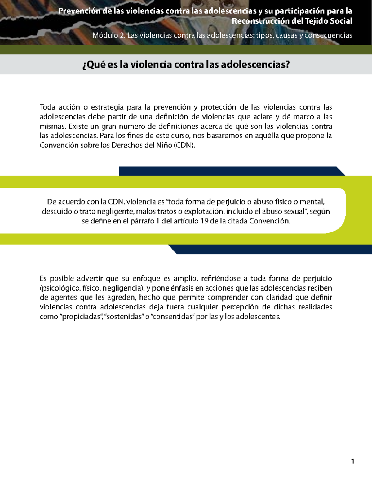 ¿Qué Es La Violencia Contra Las Adolescencias - 1 Prevención De Las ...