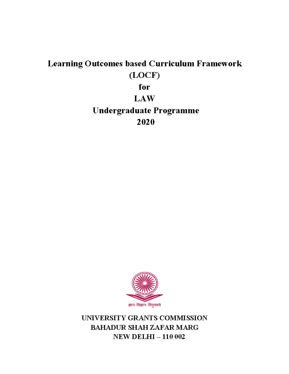 4001120 LOCF-Law - kjjjjbkj - Learning Outcomes based Curriculum ...